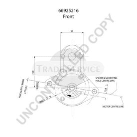 66925216 Prestolite Anlasser