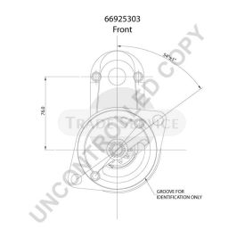 66925303 Prestolite Anlasser
