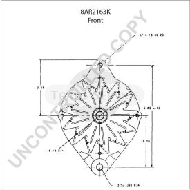 8AR2163K Prestolite Generator