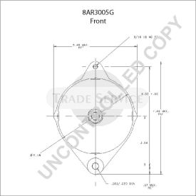 8AR3005G Prestolite Generator