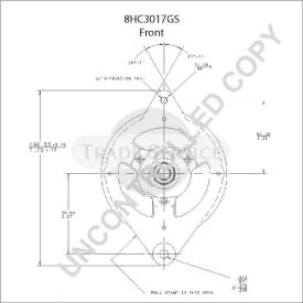8HC3017GS Prestolite Generator