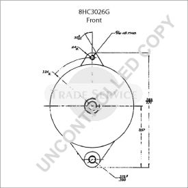 8HC3026G Prestolite Generator
