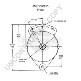 8MH3005FSS Prestolite Generator