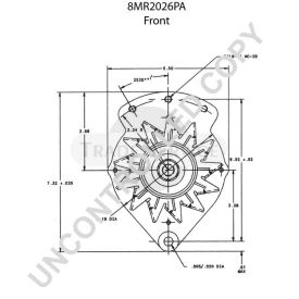 8MR2026PA Prestolite Generator