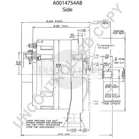 A0014754AB Prestolite Generator