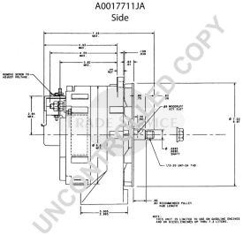 A0017711JA Prestolite Generator