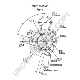 M0017600ME Prestolite Anlasser