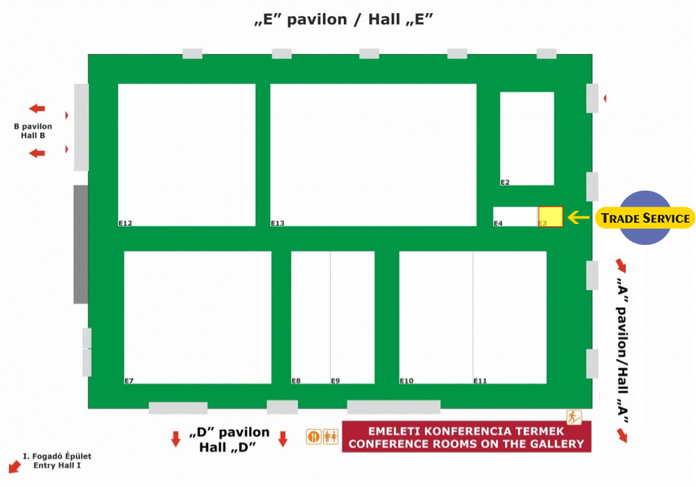 AGROmashEXPO - AgrárgépShow 2024 - Halle C Karte