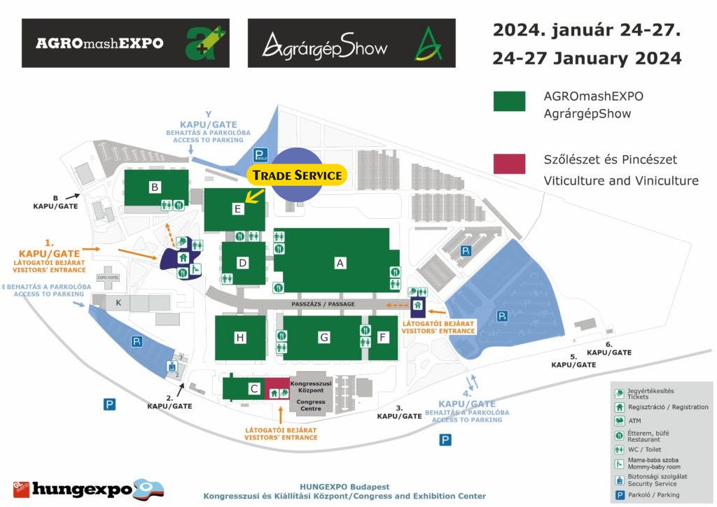 AGROmashEXPO - AgrárgépShow 2024 Karte